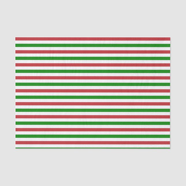 Mousseline Papier de fond rouge foncé, vert et blanc (Recto)