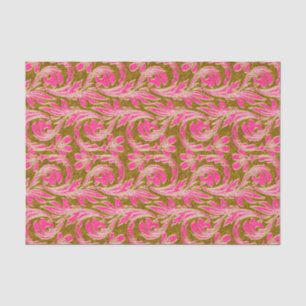 Mousseline PAPIER DE LAVAGE Métallique-rose-or-TISSU
