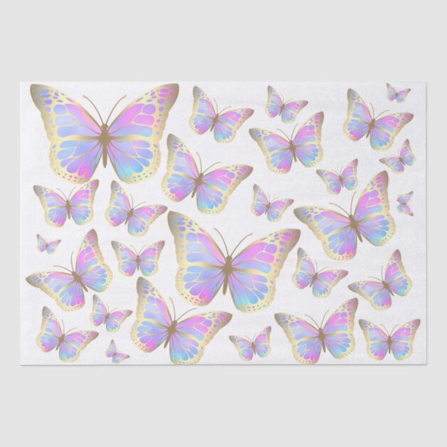 Mousseline papier de mouche pastel (Recto)