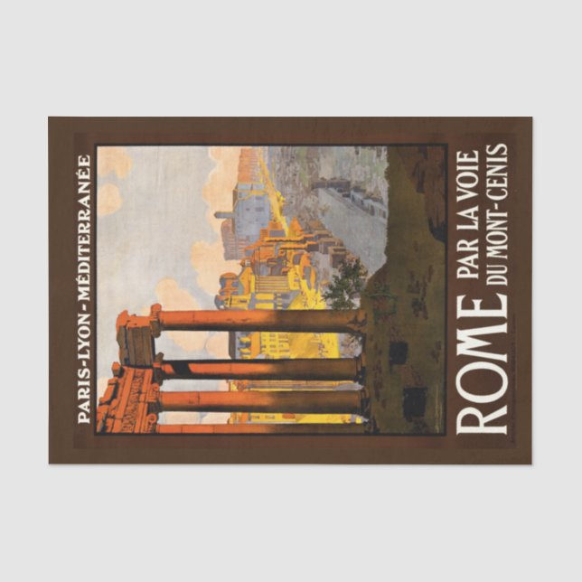 Mousseline Papier de papier de découpage de l'affiche de voya (Recto)