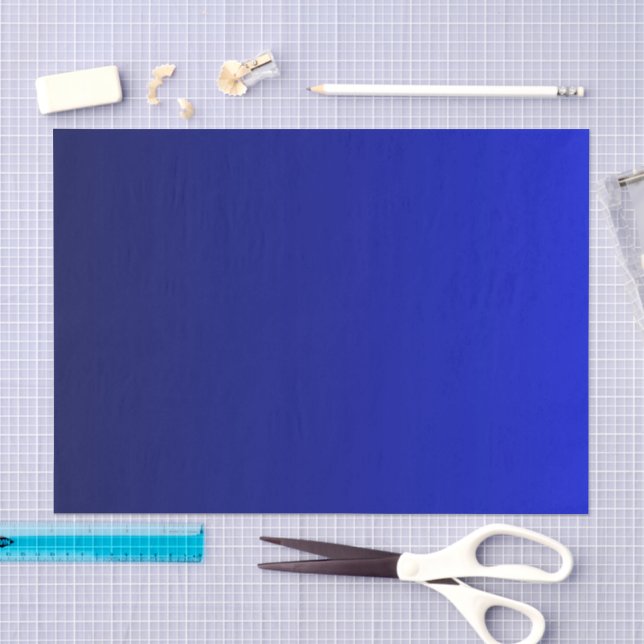 Mousseline Papier de papier de fond bleu classique (Artisanat)