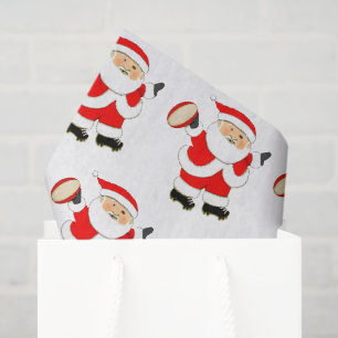 Mousseline Papier de papier de papier de Noël de rugby
