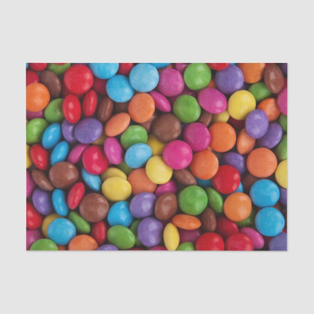 Mousseline Papier de papier de tissu Bouton Candy (Recto)