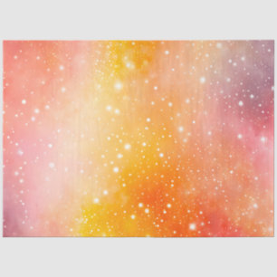 Mousseline Papier de papier papier de fond en galaxie coloré