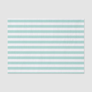 Mousseline Papier de papier tissu Aqua Stripes