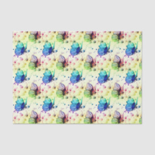 Mousseline Papier de papier Tissu Aquarelle
