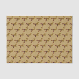 Mousseline Papier de papier tissu Motif de noeud celtique