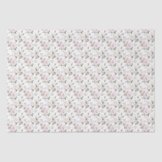 Mousseline Papier de papier tissu Roses Roses Roses Roses Ros