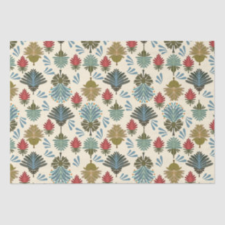 Mousseline Papier de tissu à motif floral oriental