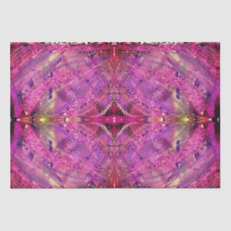 Mousseline Papier de tissu abstrait rose et violet