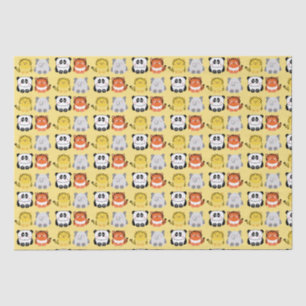 Mousseline Papier de tissu animal de style kawaii