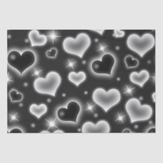 Mousseline Papier de tissu cardiaque des années 2000