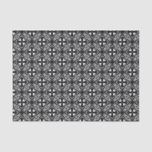 Mousseline papier de tissu croisé gothique (Recto)
