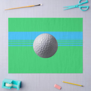 Mousseline Papier de tissu de boule de golf grand