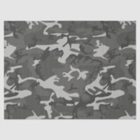 papier de tissu de camouflage gris