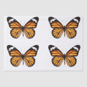 MOUSSELINE PAPIER DE TISSU DE DÉCOUPAGE : MONARCH BUTTERFLY