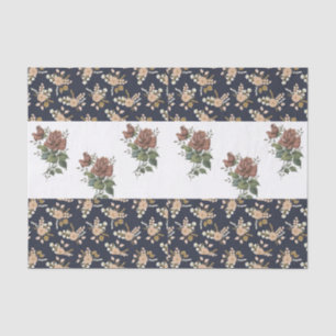 Mousseline Papier de tissu décoratif Floral