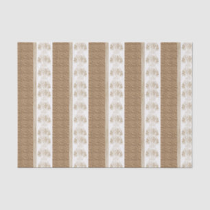 Mousseline Papier de tissu décoratif Floral