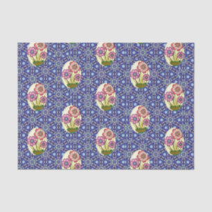 Mousseline Papier de tissu décoratif Floral