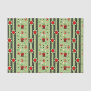 Mousseline Papier de tissu décoratif Floral
