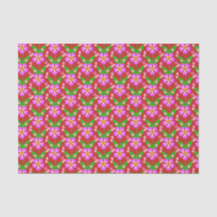 Mousseline Papier de tissu décoratif Floral
