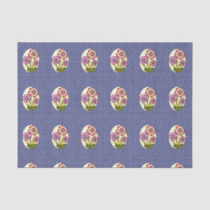 Mousseline Papier de tissu décoratif Floral