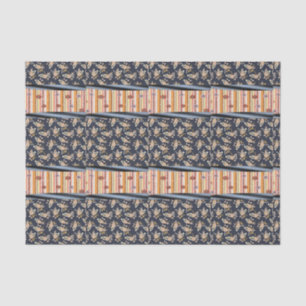 Mousseline Papier de tissu décoratif Floral