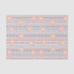 Mousseline Papier de tissu décoratif Floral
