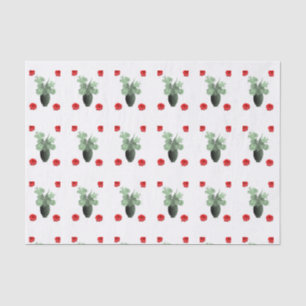 Mousseline Papier de tissu décoratif Floral