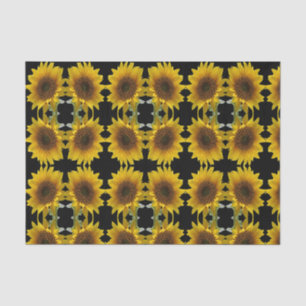 Mousseline Papier de tissu décoratif Tournesol