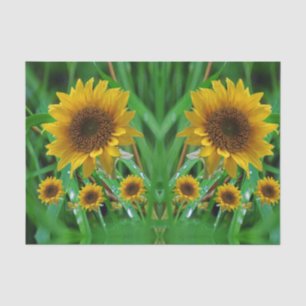 Mousseline Papier de tissu décoratif Tournesol