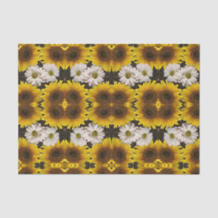 Mousseline Papier de tissu décoratif Tournesol