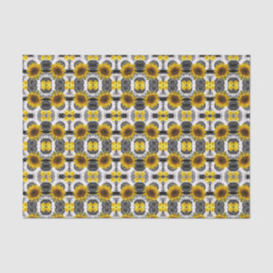 Mousseline Papier de tissu décoratif Tournesol