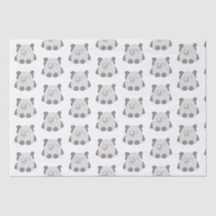 Mousseline Papier de tissu d'éléphant de style kawaii mou