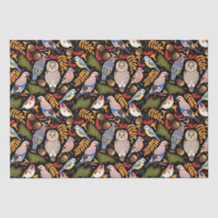 Mousseline Papier de tissu d'oiseaux