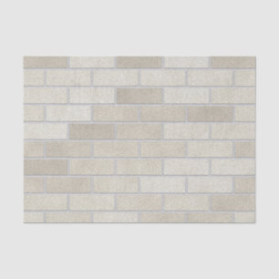 Mousseline papier de tissu en briques de grès