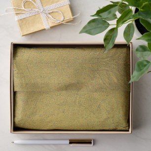Mousseline Papier de tissu Gold Veine