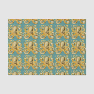 Mousseline papier de tissu octopique