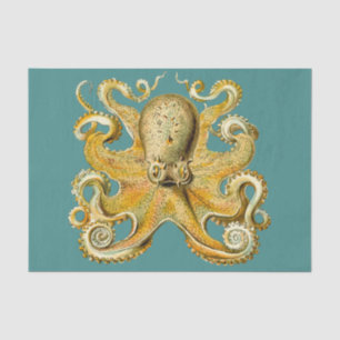 Mousseline papier de tissu octopique
