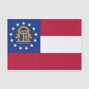 Mousseline Papier de tissu patriotique avec drapeau de la Géo