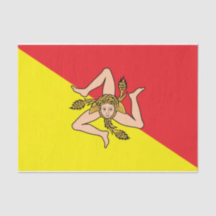 Mousseline Papier de tissu patriotique avec drapeau de la Sic