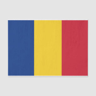 Mousseline Papier de tissu patriotique avec drapeau de Rouman