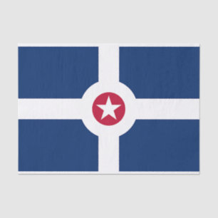 Mousseline Papier de tissu patriotique avec drapeau d'Indiana