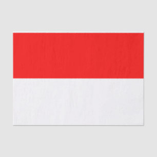 Mousseline Papier de tissu patriotique avec drapeau d'Indonés