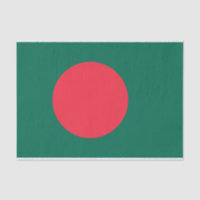 Papier de tissu patriotique avec drapeau du Bangla