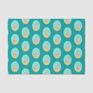 Mousseline Papier de tissu Reindeer motif Holiday