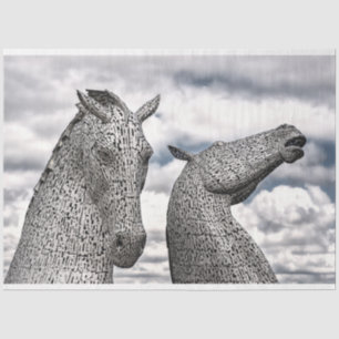 Mousseline papier de tissu scotland kelpies