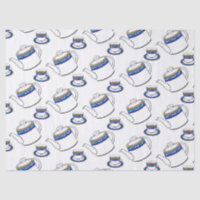 papier de tissu temps thé