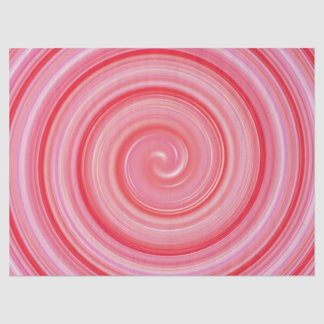 Mousseline papier de tissu tourbillon rose (Recto)
