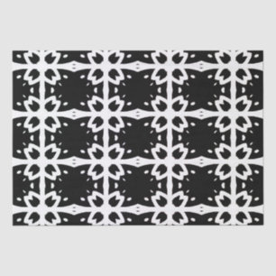 Mousseline papier de tissu tulipes ornementales